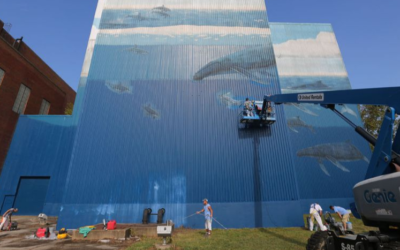 Wyland’s “Song of the Whales” mural restoration complete, dedication today
